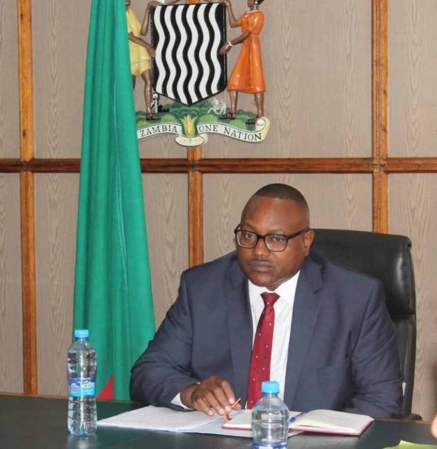 Zambian Foreign Minister Hon. Haimbe at the SADC Ministerial Meeting addressing the Mozambique crisis.