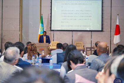 Ambassadors and officials at the opening of the Ethio-Japan Trade and Investment Symposium in Addis Ababa. Photo: MoFA Ethiopia