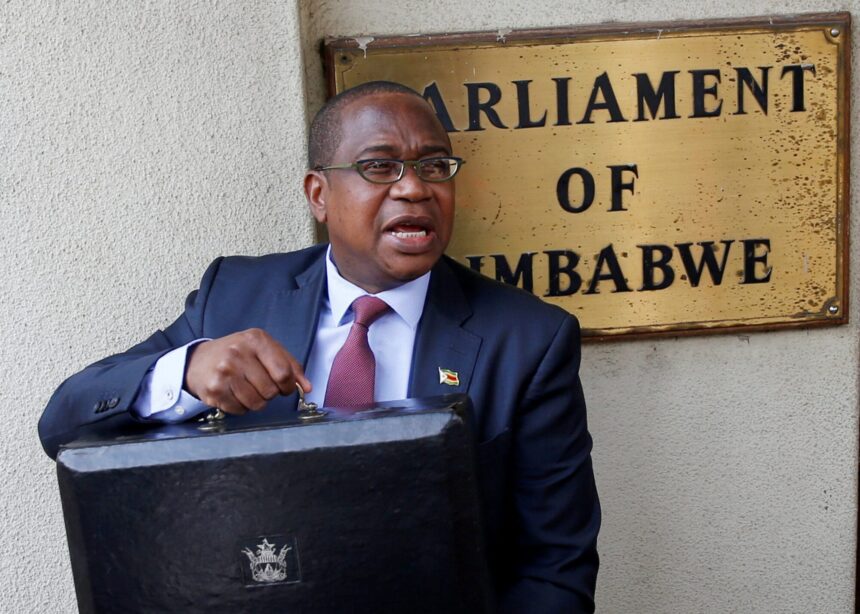 Zimbabwe Finance Minister Mthuli Ncube arrives to present the 2020 National Budget at Parliament Building in Harare, Zimbabwe, November 14, 2019. REUTERS/Philimon Bulawayo/File Photo