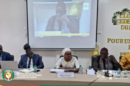 Participants at the first "48 Hours" event hosted by the ECOWAS Club at Gaston Berger University in Saint-Louis, Senegal.