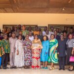 GTA CEO, Mrs. Maame Efua Houadjeto, in a strategic meeting with the Tourism Sectors Association to discuss industry growth.