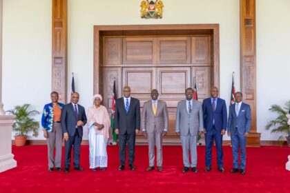 President William Ruto of Kenya meets with UN General Assembly President Philémon Yang in Nairobi, discussing UN reform and African representation.