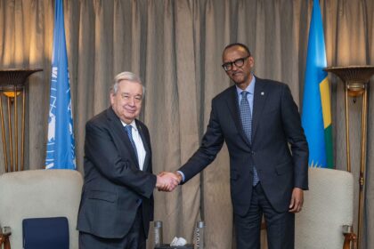 Rwanda's President Kagame and UN Secretary-General Guterres meet in Addis Ababa to discuss a political solution to the DRC crisis. Photo: X/@UrugwiroVillage