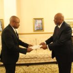 Tanzania’s new High Commissioner to Lesotho, James Gilawa Bwana, presents his Letters of Credence to King Letsie III at the Royal Palace in Maseru.