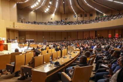 President Hichilema addresses delegates at the 2025 National Youth Indaba, unveiling a new youth financing strategy.