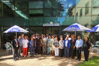 South African and Madagascan officials discuss TVET collaboration at a recent skills development symposium in Pretoria.