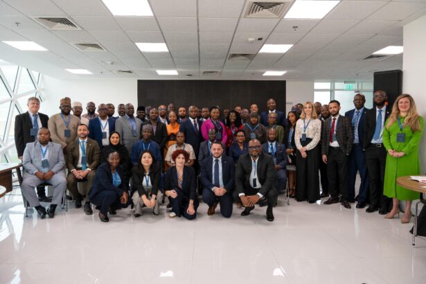 African labour officials participate in a training session in Doha aimed at strengthening protections for migrant workers in Arab States.