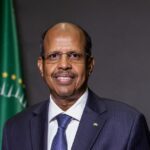 The Chairperson of the African Union Commission, H.E. Mahamoud Ali Youssouf,