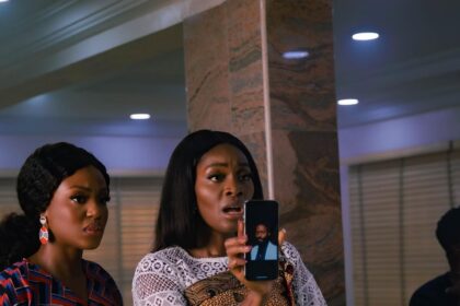 A scene from the Nigerian psychological thriller Over the Bridge