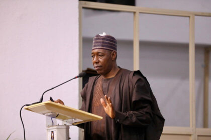 Prof. Babagana Umara Zulum. Executive Governor, Borno State, Nigeria.