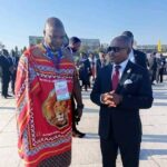 Vice President Dr. Michael Usi attends Mozambique’s 50th Independence Day celebrations at Machava Stadium, representing Malawi’s commitment to regional cooperation.