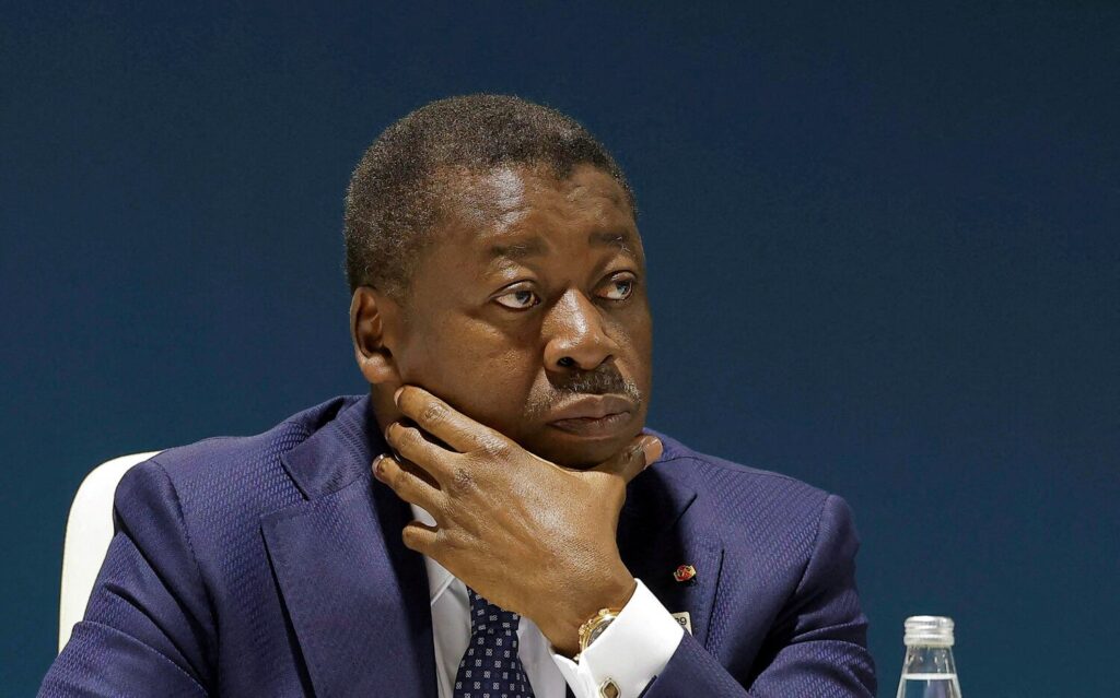 Togo's President Faure Essozimna Gnassingbe attends a session during the United Nations climate change conference COP29, in Baku, Azerbaijan November 13, 2024. REUTERS/Maxim Shemetov/File Photo